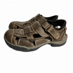 Size 8 Men's Sandal Vegan leather Brown EARTH SPIRIT